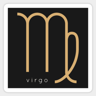 Zodiac Sign Virgo Sticker